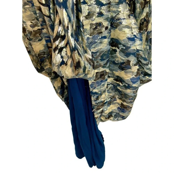 ba&sh Black and Cream Maxi Skirt - Picture 9 of 14